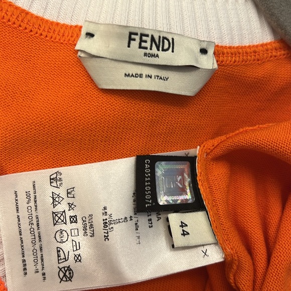Like new Fendi shorts size 46 Tank size 44 - Picture 4 of 4